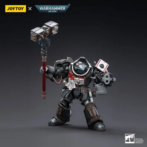 Vista 4 de JOYTOY Warhammer 40,000 figuras de acción 1/18 Grey Knights Terminators Caddon Vibova Collection Modelo Regalos de cumpleaños Pre-Order