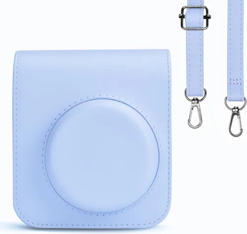 Vista 13 de Rieibi - Estuche para cámara compatible con Fuji Instax Mini 12 - Funda de transporte para cámara instantánea Fujifilm Instax Mini 12 - Funda mini