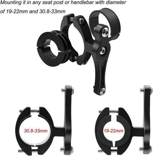 Vista 3 de Soporte para botella de agua Platt, para bicicleta, de aleación de aluminio, para manillar/poste de asiento, para bicicletas de carretera, MTB
