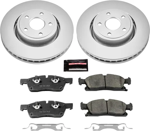 Vista 2 de Power Stop CRK6536 Kit de frenos con revestimiento de geomet delantero Z17 Evolution