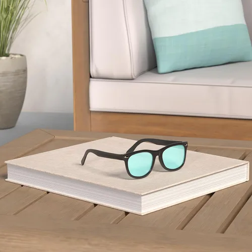 Vista 19 de Lentes de sol polarizados de goma elastómero termoplástico (TPEE) flexible, para niñas y niños de 3 a 9 años