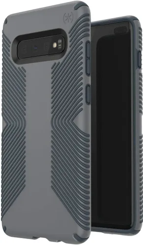 Vista 7 de Speck Productos Funda Presidio Grip Samsung S10+, Eclipse Azul/Negro Carbón