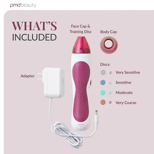 Vista 7 de PMD Beauty Personal Microderm Pro - At-Home Use, Facial Exfoliator Tool, Microdermabrasion Machine Kit for Face and Body Skincare
