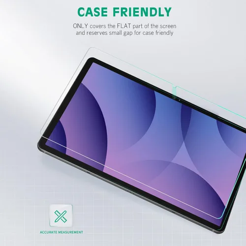Vista 6 de apiker [Paquete de 2] Protector de pantalla para Samsung Galaxy Tab S10 Plus/S9 Plus/S9 FE Plus/S7 FE 5G/S8 Plus de 12.4 pulgadas, vidrio templado