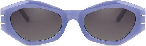 Vista 3 de FEISEDY Gafas de sol irregulares de moda Rectángulo con cuernos gruesos Gafas de sol de moda Sombras Retro UV400 Protección B2911