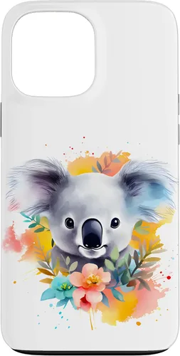 Vista 24 de Funda Koala con flores de eucalipto para iPhone 17