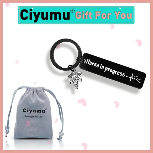 Vista 2 de Regalo para enfermera, llavero para enfermera, joyería de enfermería, regalo de estudiante de medicina, regalo inspirador para enfermeras, regalo