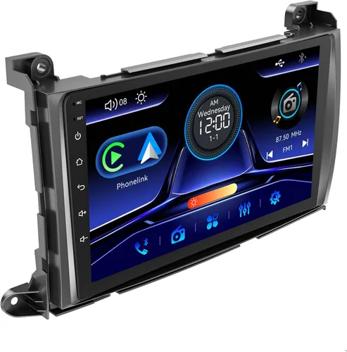 Vista 11 de Estéreo de radio de coche para Toyota RAV4 2007-2012 sin sistema de sonido JBLB, compatible con Carplay inalámbrico/Android Auto/Mirrorlink