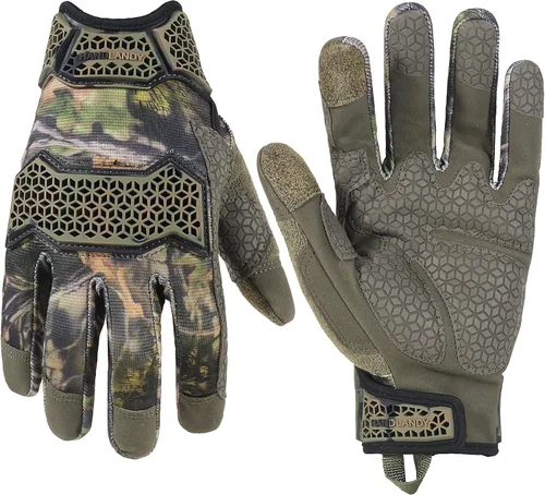 Vista 17 de HANDLANDY Guantes de trabajo para hombre y mujer, guantes de trabajo de mecánicos de uso general con pantalla táctil, guantes de trabajo flexibles