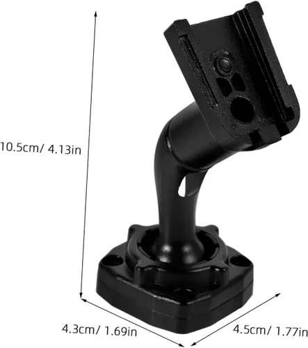 Vista 2 de NUOBESTY Soporte estable de montaje de cámara de tablero de visión trasera para espejo interior del automóvil, soporte de base de consola central
