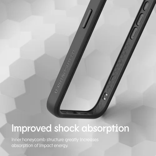 Vista 2 de RhinoShield Mod NX - Carcasa modular para iPhone 15 Funda protectora con placa trasera, diseño modular de 2 vías, protección contra caídas