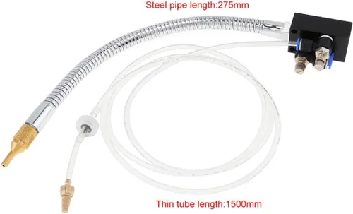 Vista 5 de YWY Sistema de lubricación de refrigerante de niebla Manguera de metal flexible Unidad de pulverización separador de aceite-agua para prensa