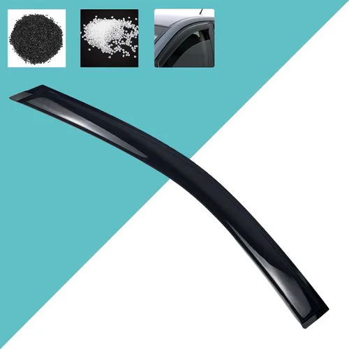 Vista 5 de Protectores de lluvia para ventanas compatibles con Toyota Prius 2010, 2011, 2012, 2013, 2014, 2015, accesorios para Toyota Prius, viseras