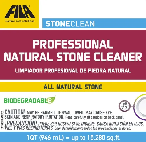 Vista 2 de FILA Surface Care solutions Limpiador de piedra natural STONECLEAN, 1 galón (1 QT)