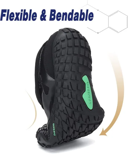 Vista 4 de SAGUARO Men's Women's Barefoot Minimalist Shoes Athletic Hiking Water Shoes for Aqua Swimming Trail Running Cross Training
