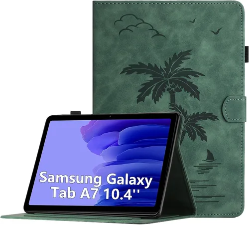 Vista 26 de Funda para Samsung Galaxy Tab S5e de 10.5 pulgadas 2019 modelo (SM-T720/T725/T727) - Funda protectora de piel sintética con bolsillo y función atril