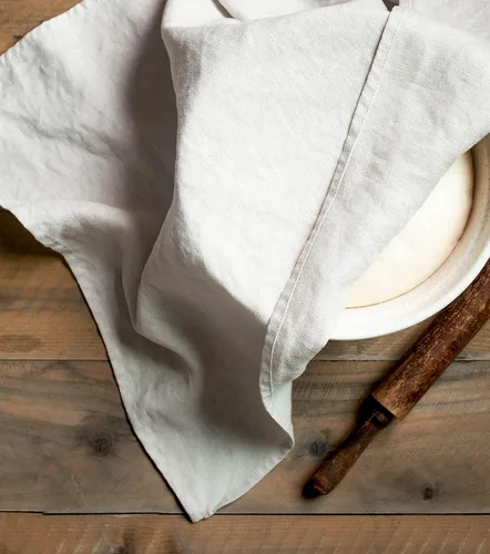 Vista 5 de Toallas de cocina de lino 100 % puro, 20 x 27 pulgadas, lino lavado a la piedra, extrasuaves, de secado rápido, para paños de cocina, toallas