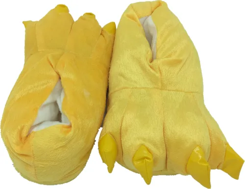 Vista 36 de Zapatos de casa cálidos de felpa con pies de animales para disfraz