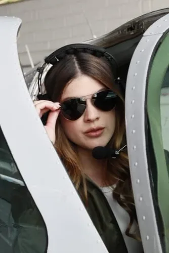 Vista 6 de Marfil AVIATOR ALPHA - Lentes de sol polarizados con filtro UV 400 protección 100 unisex estilo aviador para hombres y mujeres Negro