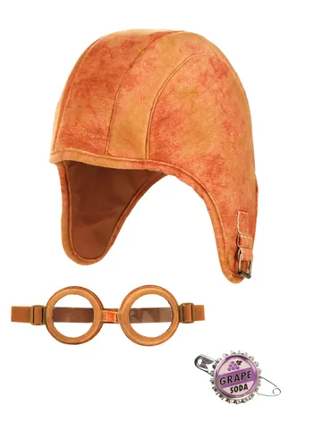 Vista 2 de Kit de Accesorios de Disfraz Aviador Pixar Up Multicolor
