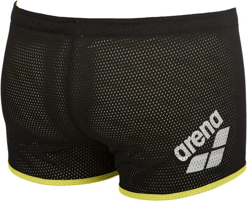 Vista 2 de arena Traje de arrastre de corte cuadrado, ayuda para entrenamiento de natación, color negro