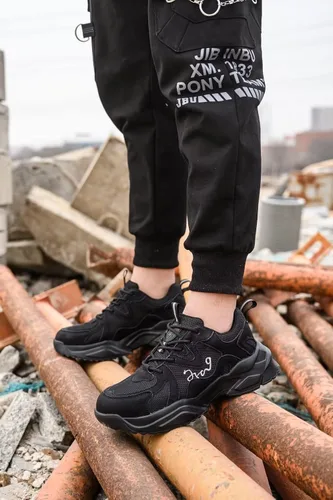 Vista 5 de Zapatos de punta de acero para hombres y mujeres, ligeros, indestructibles, a prueba de pinchazos, cómodos zapatos de seguridad para uso industrial