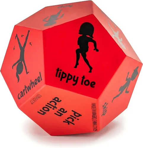 Vista 13 de Dados de Movimiento Covelico - Equipo de Juego Preescolar y Juguetes de Recreo para Juegos de Gimnasia al Aire Libre para Primaria, Dados
