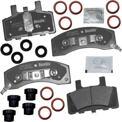 Vista 401 de Bendix - Pastillas de freno Priority1 CFM149 para Blue Bird TC1000, Chevrolet C30, Pickup, C35, C3500HD, G30, Van, K30, P30, R30, R3500, V30, V3500