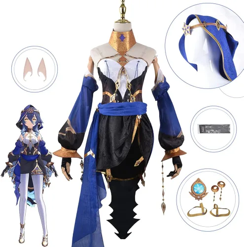 Vista 6 de OSIAS Disfraz personalizado de Genshin Impact para todos los personajes de Cosplay
