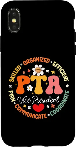 Vista 4 de iPhone 15 Parents Teacher Association Team PTA Vice President Case