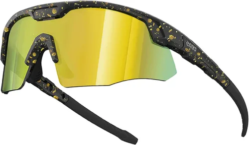 Vista 10 de Gafas de sol de béisbol pequeñas envolventes para jóvenes, niños y mujeres, para correr, ciclismo, deportes al aire libre