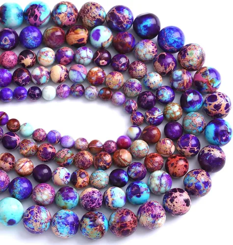 Vista 109 de 4MM 88 piezas de cuentas sueltas de piedra natural verde turquesa africana para hacer pulseras y collares de bricolaje