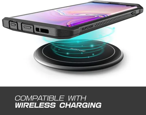 Vista 6 de SUPCASE Funda para Samsung Galaxy S10 Plus con Satnd (Unicorn Beetle Pro), [clip de cinturón integrado] Funda protectora resistente a prueba