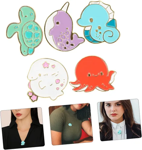 Vista 7 de Amosfun Broche de decoración de boda, chal, pin de ropa, joyería de moda, accesorios de diosa griega, broche, suéter, chal, clips, novedad, pin