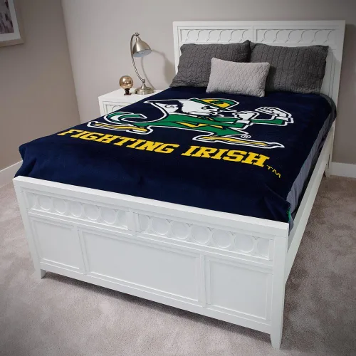 Vista 5 de Manta de punto plateado con licencia oficial de la NCAA "Denali", 60 x 72 pulgadas, multicolor