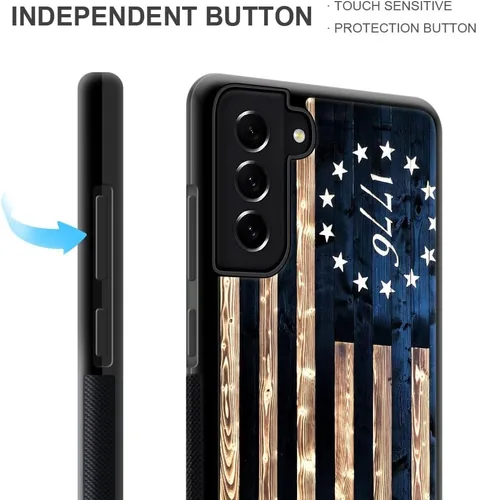 Vista 3 de DAIZAG Funda compatible con Samsung Galaxy S22, protección completa, a prueba de golpes, antiarañazos, funda de poliuretano termoplástico