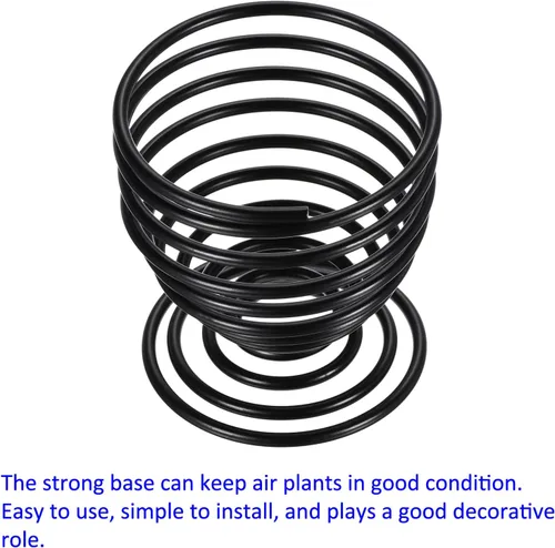 Vista 4 de M METERXITY Paquete de 3 soportes para plantas de aire, soporte de metal para plantas de aire, estante para macetas para decoración del hogar