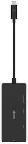 Vista 6 de Belkin Adpt, Usbc-hdmi, Vga, Dvi, Dsplypt, negro