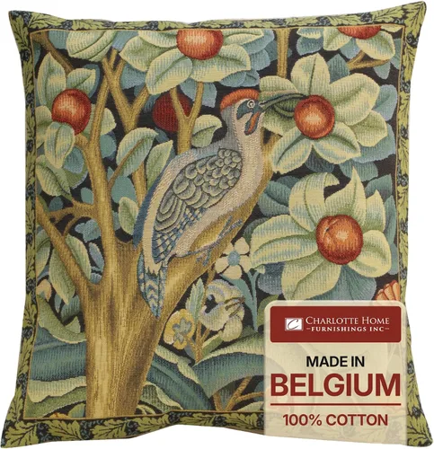 Vista 27 de Fundas de almohada Charlotte Home Furnishings, fundas de almohada decorativas boho para sofá, fundas de cojín cuadradas Árbol de la Vida de luz