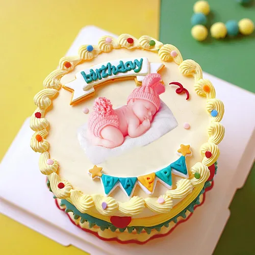 Vista 6 de Molde de silicona para bebé, molde de silicona para dormir, molde de fondant de silicona para baby shower, molde de caramelo de chocolate