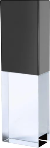 Vista 7 de 16GB USB 2.0 Flash Drive Novedad Cristal Luz LED Transparente Rectángulo Forma Pen Drive Pulgar Drive Memory Stick Memoria USB Pendrive Regalo