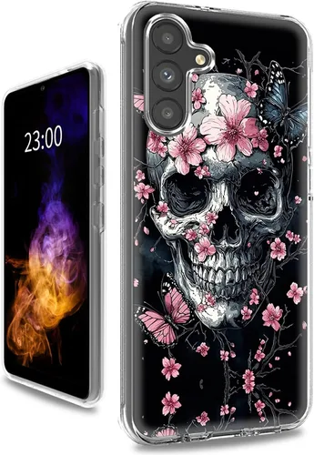 Vista 43 de Funda transparente para Samsung A15 5G de 6.5 pulgadas, doble capa protectora a prueba de golpes de PC transparente de silicona suave