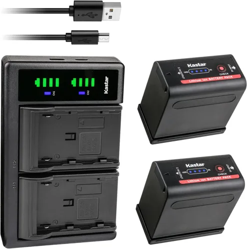 Vista 5 de Kastar Reemplazo del cargador de batería USB LTD2 para Canon EOS C100 Mark II, EOS C300, EOS C300 PL, EOS C500, EOS C500 PL, ES50, ES55, ES60, ES65