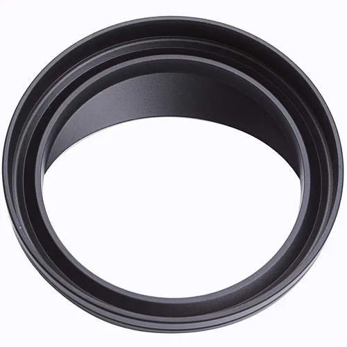 Vista 2 de Cubierta montada en tanque de velocímetro de 5 pulgadas, bisel de aluminio, visera estilo para Harley-Davidson (negro mate)