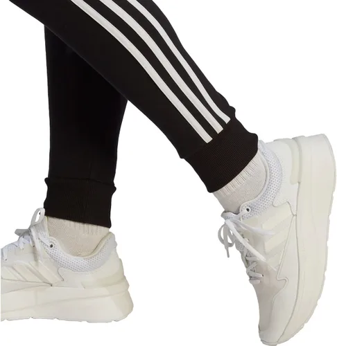 Vista 2 de adidas Pantalones de rizo francés con puños de 3 rayas para mujer