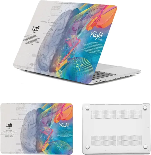 Vista 11 de Funda protectora para MacBook Air de 11 pulgadas 2015 2014 2013 2012 2011 2010 A1465 A1370, diseño de patrón de plástico, funda para laptop