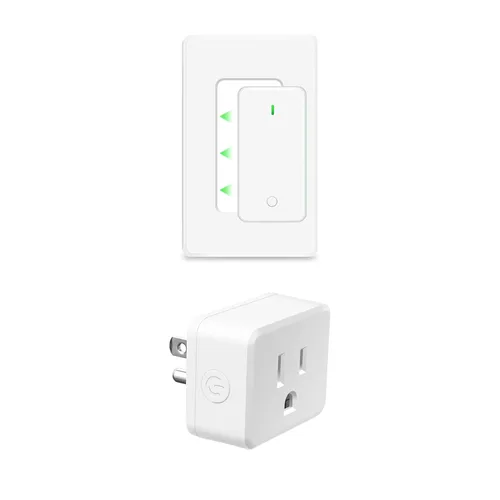 Vista 144 de NineLeaf - Enchufe de salida de control remoto, interruptor de luz de encendido y apagado inalámbrico desmontable 500FT Light Plug Decorator