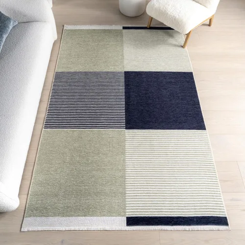 Vista 23 de nuLOOM Versa Collection - Alfombra reversible de 4 x 6 pies, lavable a máquina, resistente a las manchas, fácil almacenamiento, certificado