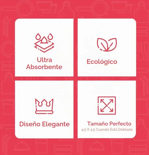 Vista 4 de GUSTO Servilletas blancas para bebidas (500 unidades, plegadas de 4.5 x 4.5 pulgadas), servilletas de cóctel a granel de 1 capa, servilletas