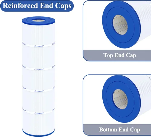 Vista 4 de Cryspool® 07074 Filtro compatible con CX870RE, SwimClear C4020, C4000, C4000S, PA100N, C-7487, FC-1270, Cartucho de filtro de piscina de 4 × 100